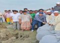 চাঁপাইনবাবগঞ্জে পদ্মা নদী ভাঙন রোধে ৪৩ কোটি  ৩৯ লাখ টাকার প্রকল্পের কাজ উদ্বোধন  