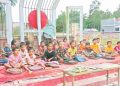 ১০ মাস ধরে কোমলমতি শিক্ষার্থীদের পাঠদান চলছে শহীদ মিনারে
