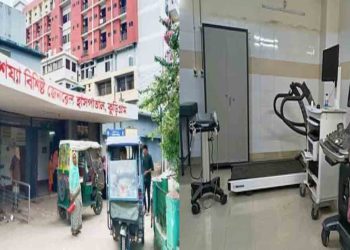 কুড়িগ্রাম ২৫০ শয্যা বিশিষ্ট জেনারেল হাসপাতাল; পড়ে আছে কোটি কোটি টাকার চিকিৎসা সরঞ্জাম