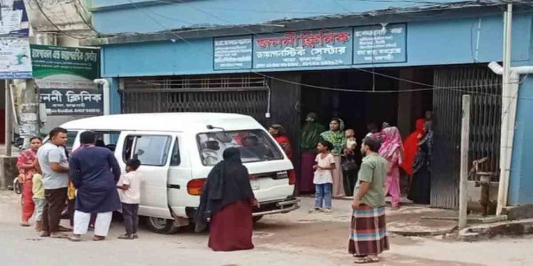 বাঘার জননী ক্লিনিকে সিজারের পর নবজাতকের মৃ’ত্যু