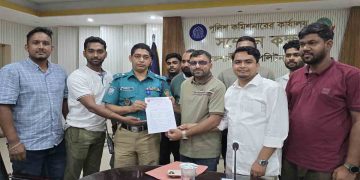রাজশাহী মেডিকেলে অ্যাম্বুলেন্স সিন্ডিকেট ও দালাল মুক্ত করার দাবিতে আরএমপি কমিশনারকে মহানগর ছাত্রদলের স্মারকলিপি