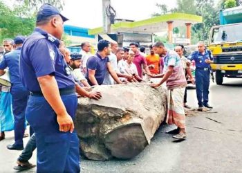সারের দাবিতে কুড়িগ্রামের ৩ ইউনিয়নে কৃষকের বিক্ষোভ ও সড়ক অবরোধ