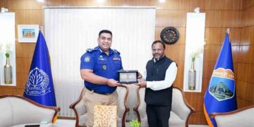 রাজশাহী রেঞ্জ ডিআইজির সঙ্গে ভারতীয় সহকারী হাইকমিশনারের সৌজন্য সাক্ষাৎ