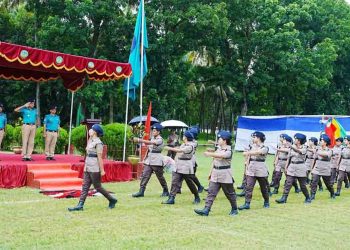 রাজশাহী মেট্রোপলিটন পুলিশ লাইন্সে মাস্টার প্যারেড অনুষ্ঠিত
