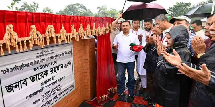ফেনীতে মুহুরী-কহুয়া প্রকল্প উদ্বোধন করলেন প্রধানমন্ত্রী