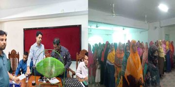 ভোলাহাটে আরআরএমইপি প্রকল্পের স্বচ্ছ লটারিতে ৪০ জন নারী শ্রমিক নিয়োগ