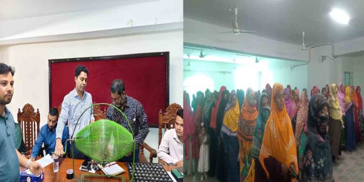 ভোলাহাটে আরআরএমইপি প্রকল্পের স্বচ্ছ লটারিতে ৪০ জন নারী শ্রমিক নিয়োগ